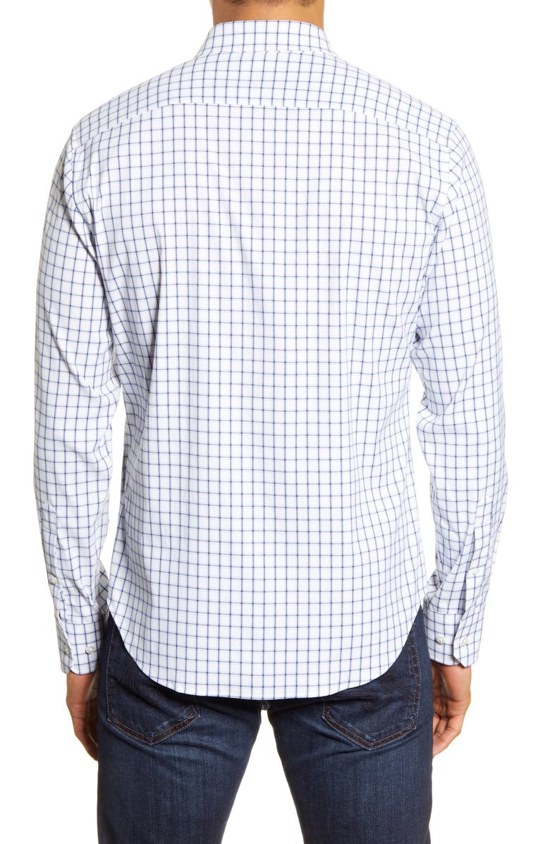 Bonobos Slim Fit Check Button-Up Performance Shirt, Alternate, color, 