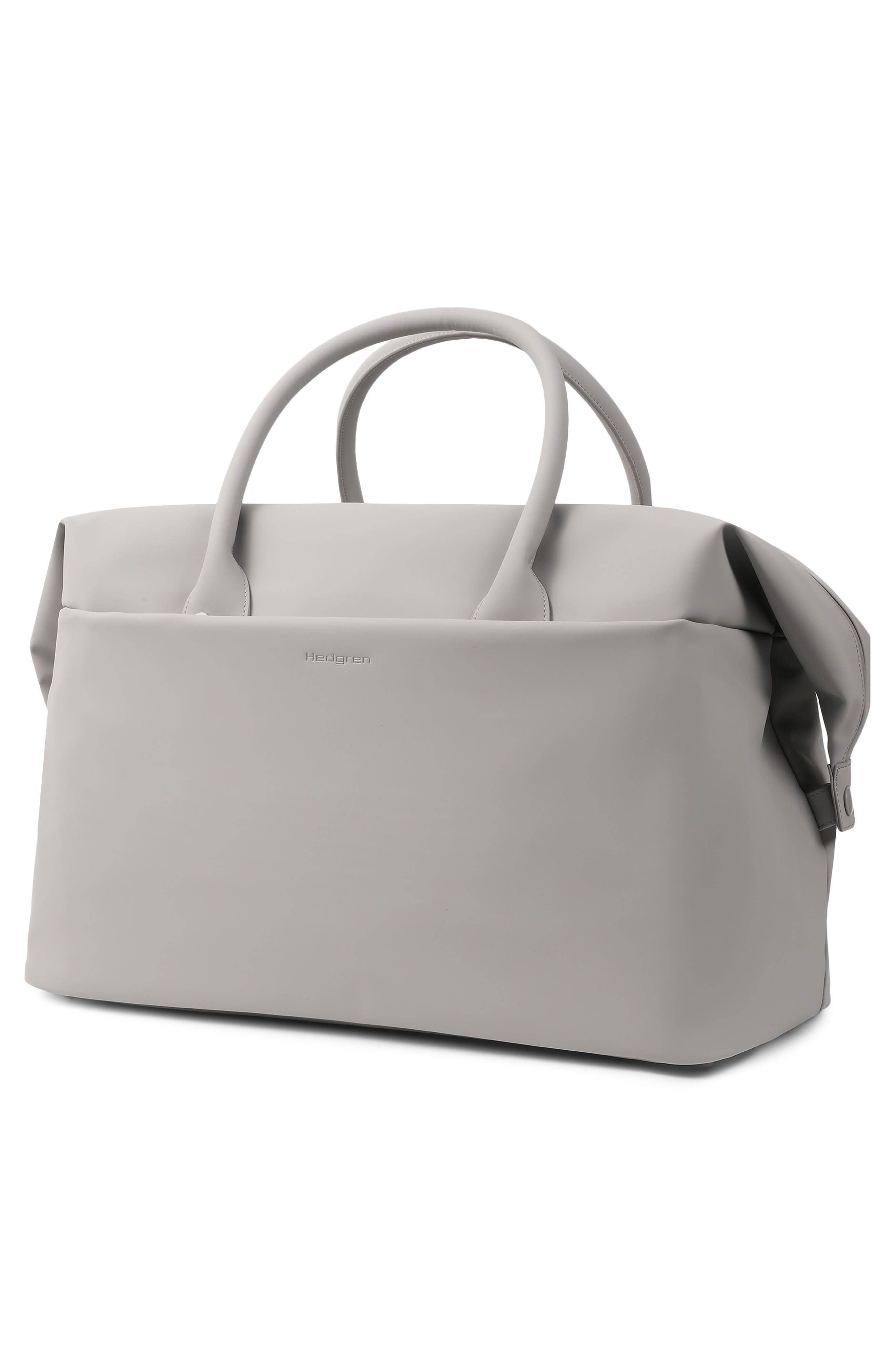 Hedgren Nostos Matte Weekend Travel Bag, Alternate, color, Pebble