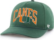 '47 Men's '47 Green Miami Hurricanes Walk Tall Hitch Adjustable Hat