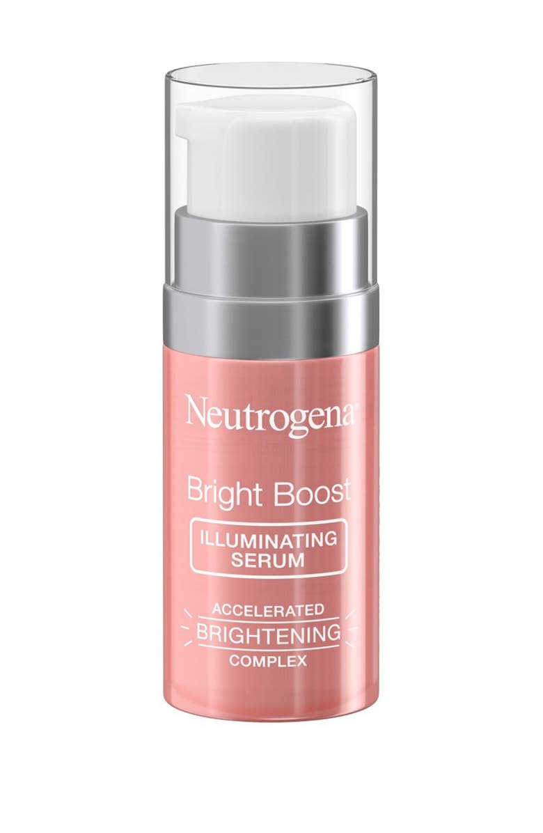 NEUTROGENA Bright Boost Illuminating Face Serum with Neoglucosamine & Turmeric Extract for Even Skin Tone, Resurfacing Serum for Face to Reduce Dark Spots & Hyperpigmentation, 0.3 fl. oz, Alternate, color, 