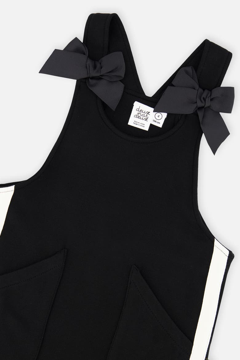 Milano Bow Strap Patch Pocket Jumper, Alternate, color, Black