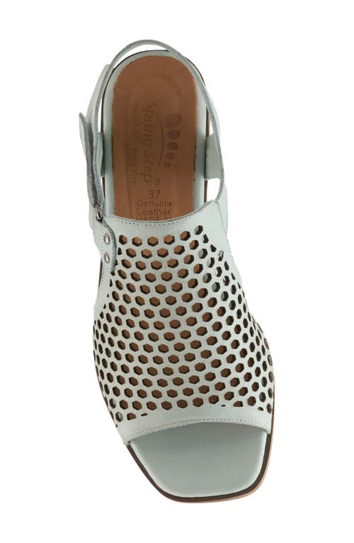 Spring Step Gosset Sandal In Mint Green