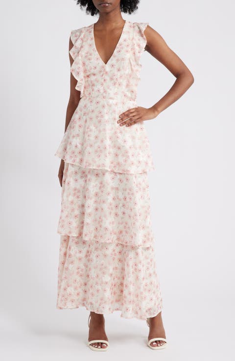 Wren Floral Ruffle Tiered Maxi Dress