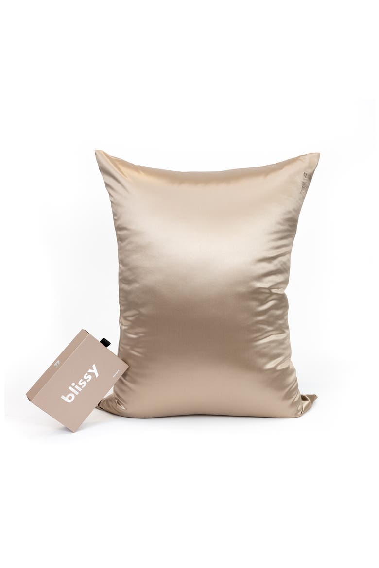 Mulberry Silk Pillowcase, Alternate, color, TAUPE