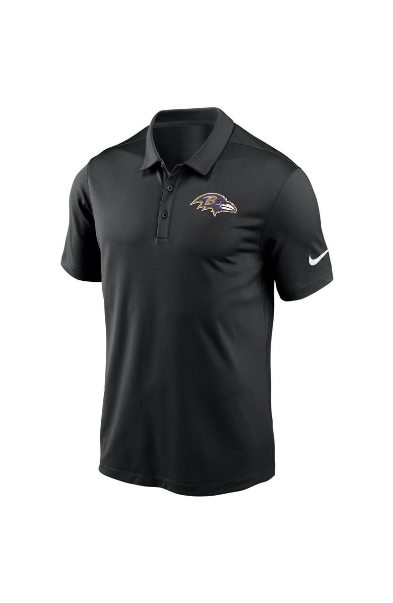 Nike Men's Nike Black Baltimore Ravens Fan Gear Franchise Heat-Sealed Graphic Team Polo, Alternate, color, 