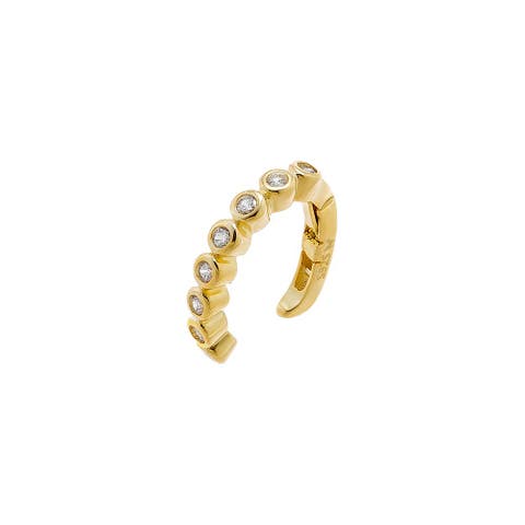 Mini CZ Bezel Ear Cuff