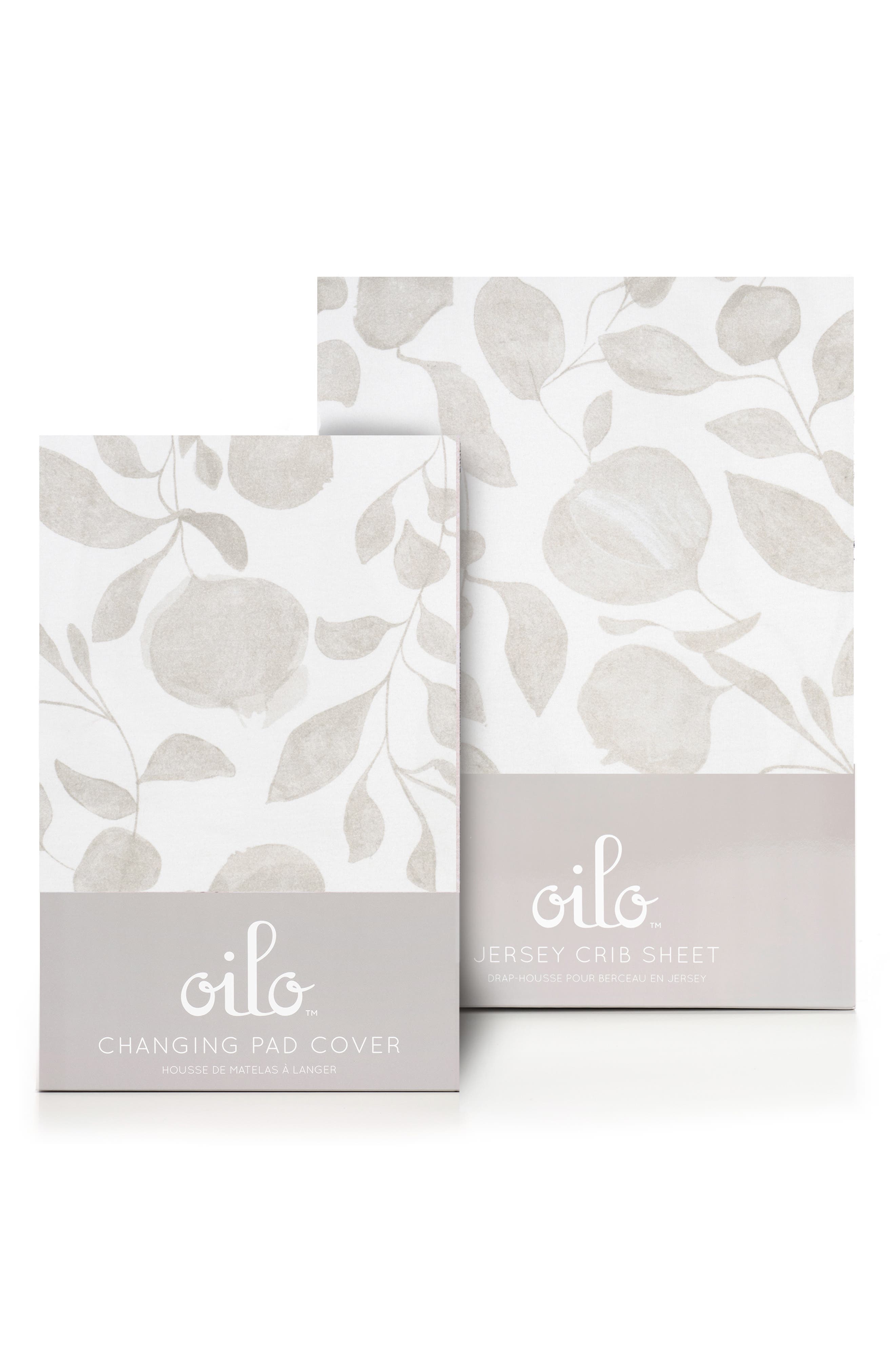 Oilo Changing Pad Cover & Fitted Crib Sheet Set in Tan 