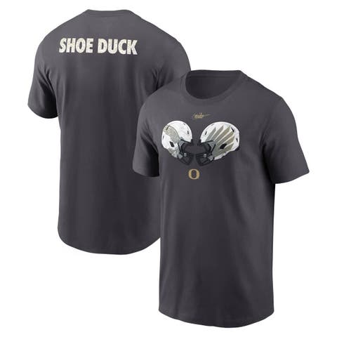 Men's Nike Anthracite Oregon Ducks Shoe Duck Unstoppable Force Dri-FIT T-Shirt