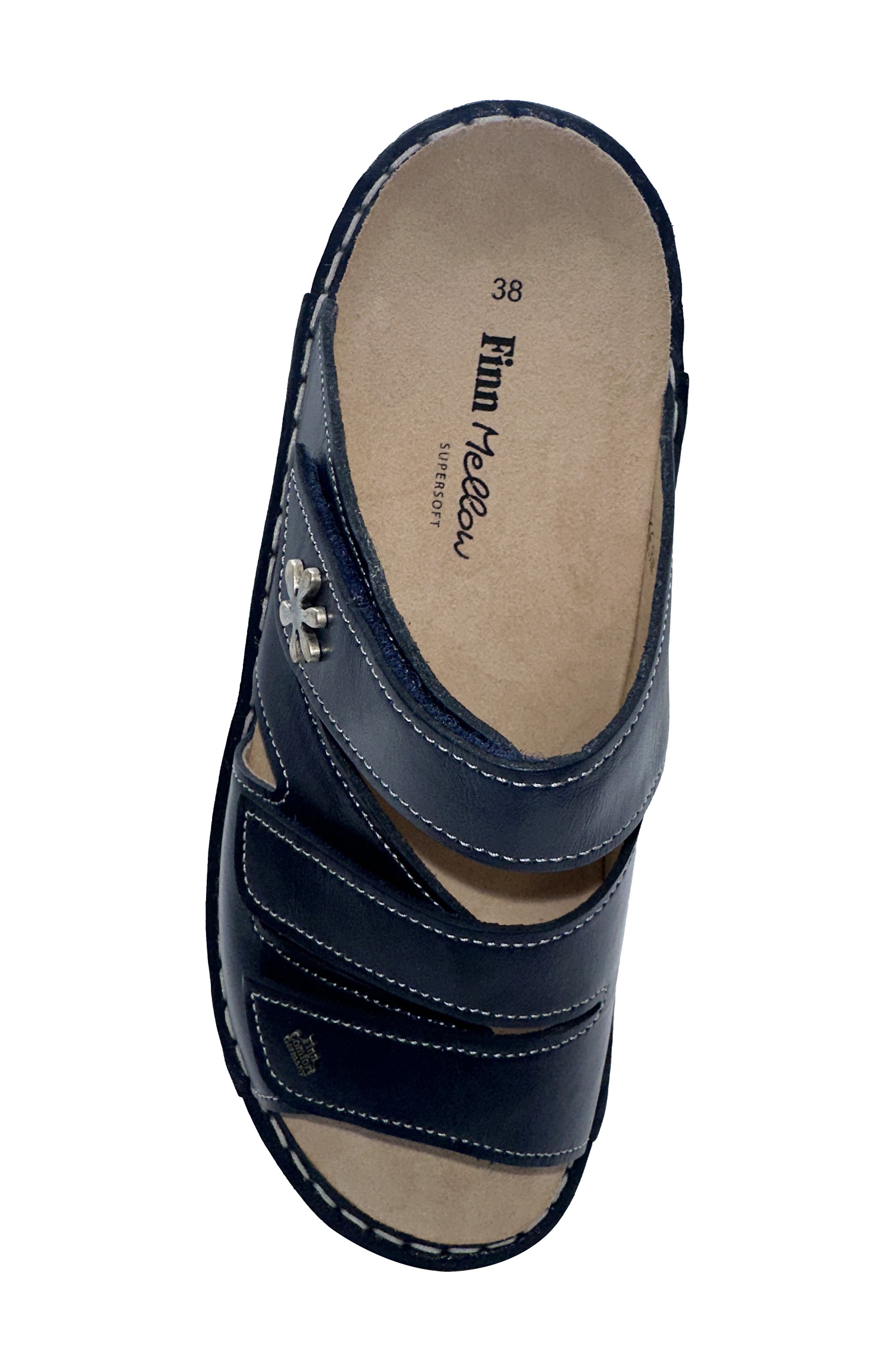 Finn Comfort Grenada Slide Sandal, Alternate, color, Blue Sapphire