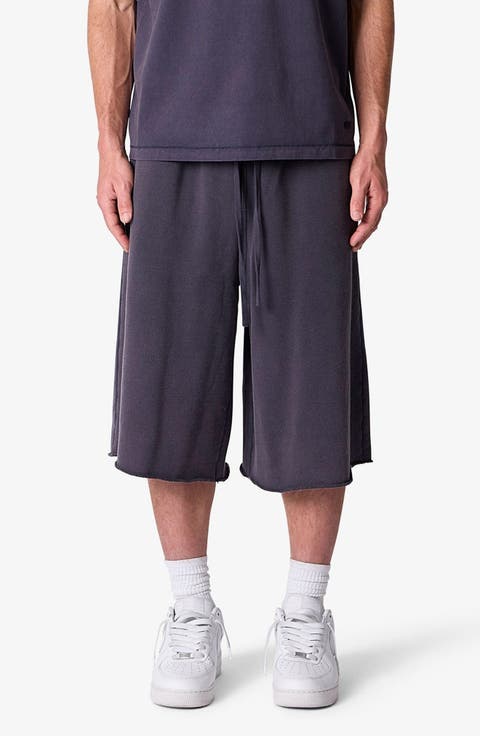 Long Cotton Sweatshorts