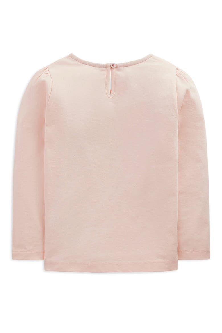 Kids' Ballet School Appliqué Puff Sleeve T-Shirt, Alternate, color, BOTANIC PINK BALLERINAS