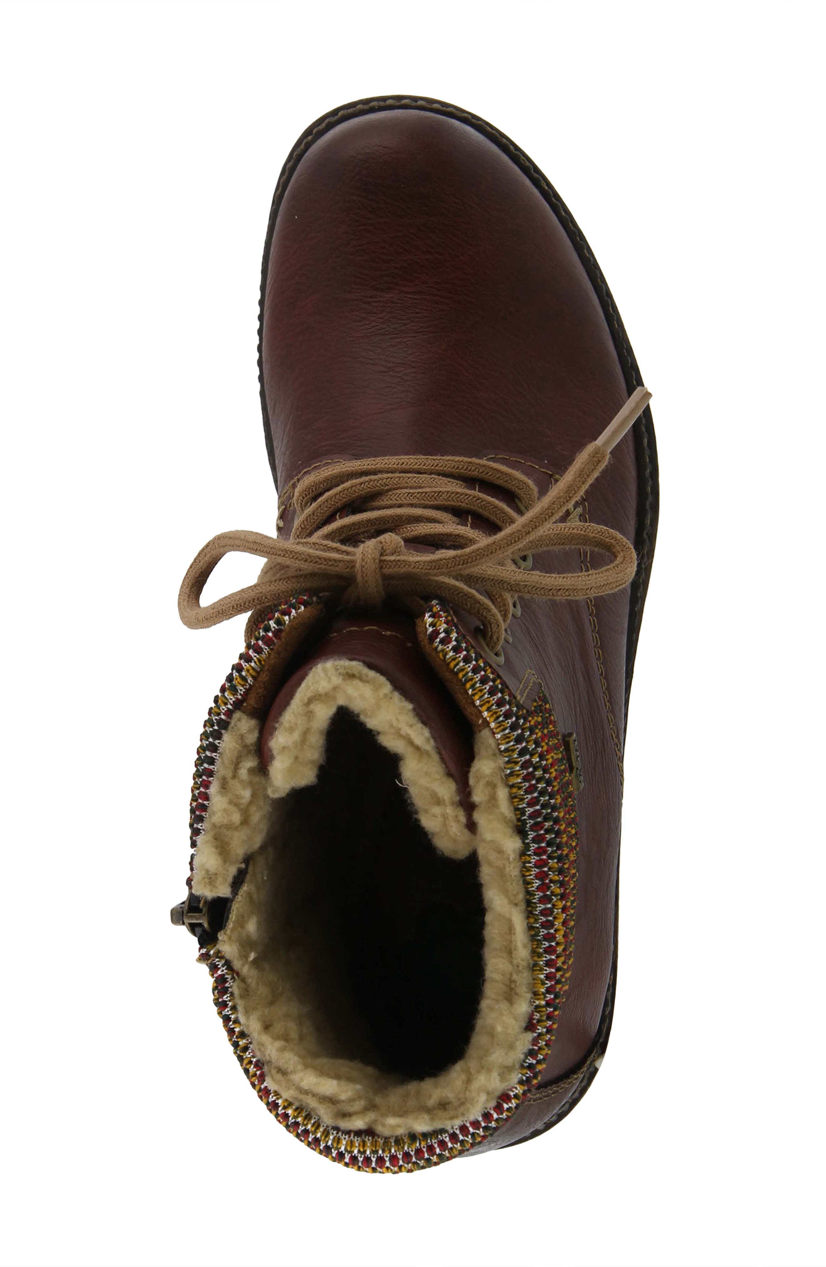Marylee Water Resistant Bootie, Alternate, color, BORDEAUX