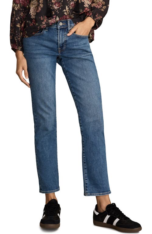 Lucky Brand Sweet Mid Rise Crop Straight Leg Jeans