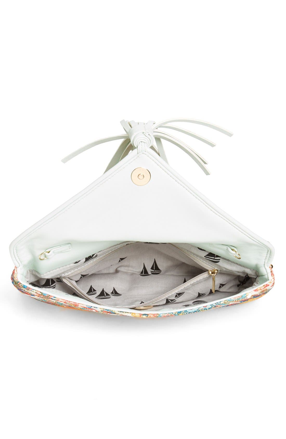'Fortaleza' Clutch, Alternate, color, MINT