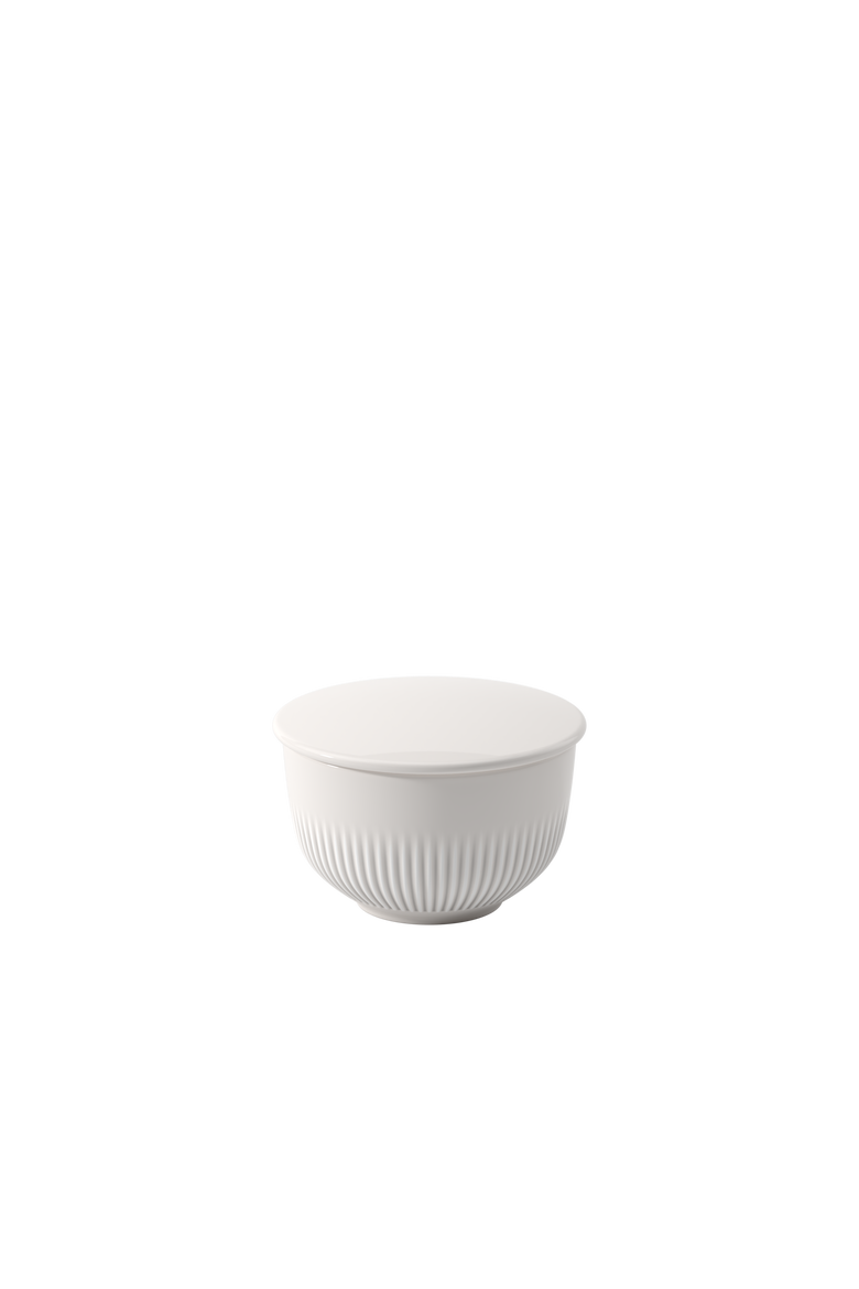 Afina Covered Sugar Bowl, Main, color, White