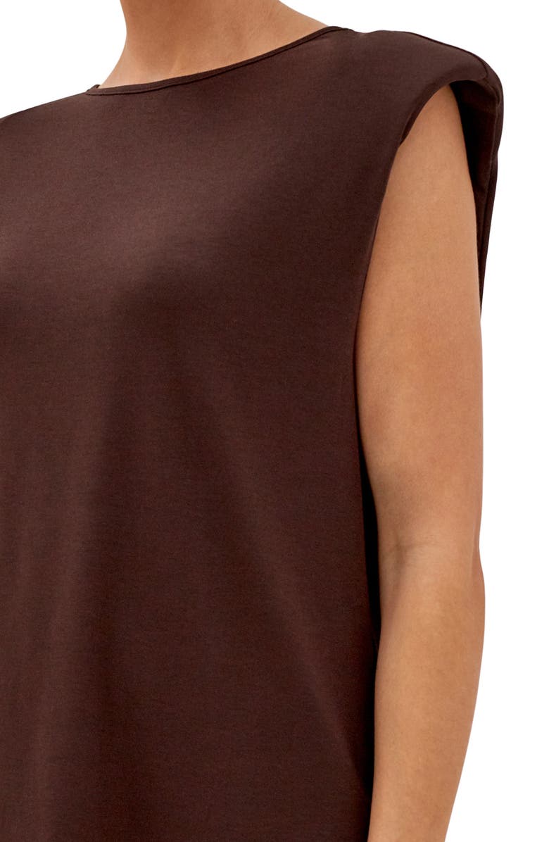 4th & Reckless Devon Shoulder Pad Sleeveless Top, Alternate, color, 