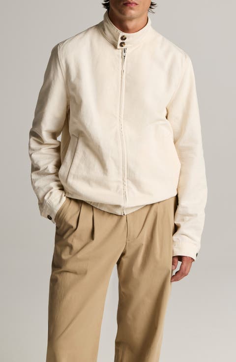 Cotton & Linen Bomber Jacket
