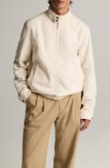 Vince Cotton & Linen Bomber Jacket