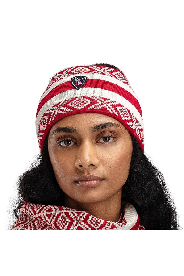 Kvitegga Headband, Alternate, color, Raspberry/Offwhite