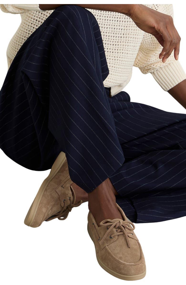 Reiss Lola Boat Shoe, Alternate, color, Taupe