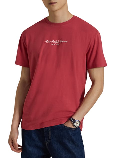 Big & Tall Printed Script T-shirt