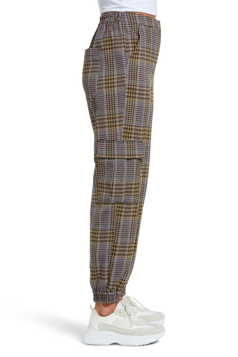 Bobbie Plaid Joggers, Alternate, color, BLACK CHECKS