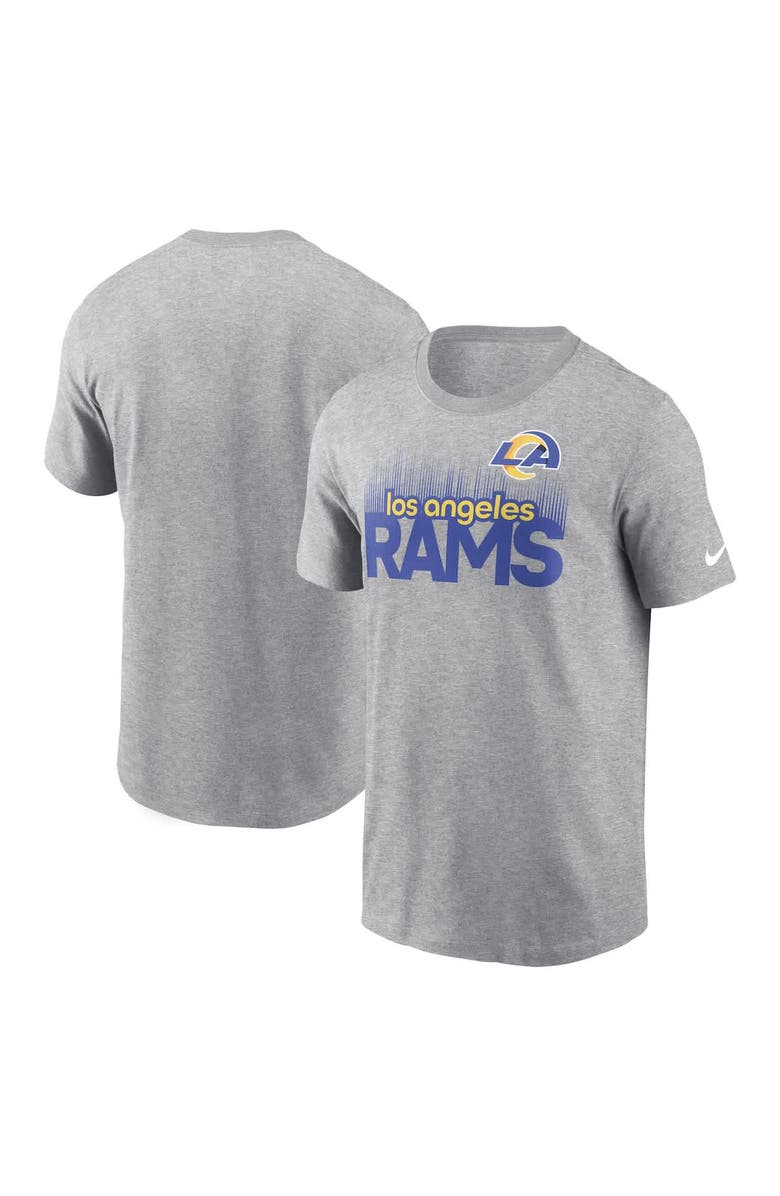 Nike Men's Nike Heather Gray Los Angeles Rams Local Essential T-Shirt, Alternate, color, Heather Gray