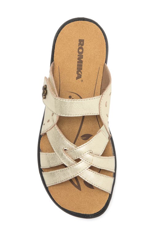 Romika ® Ibiza 99 Slide Sandal In Gold