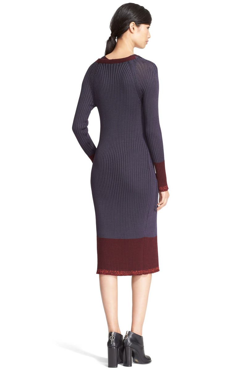 rag & bone 'Kristin' Long Colorblock Cardigan, Alternate, color, 