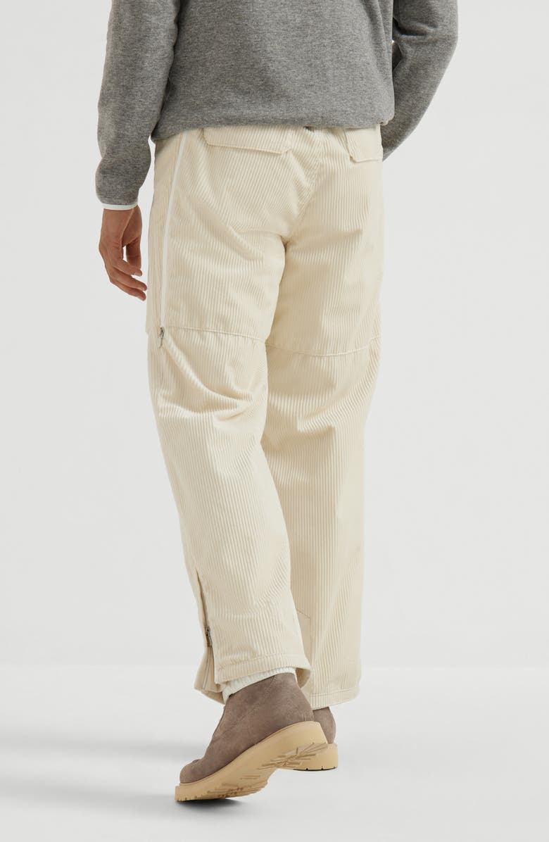 Brunello Cucinelli Mountain salopette, Alternate, color, Milk