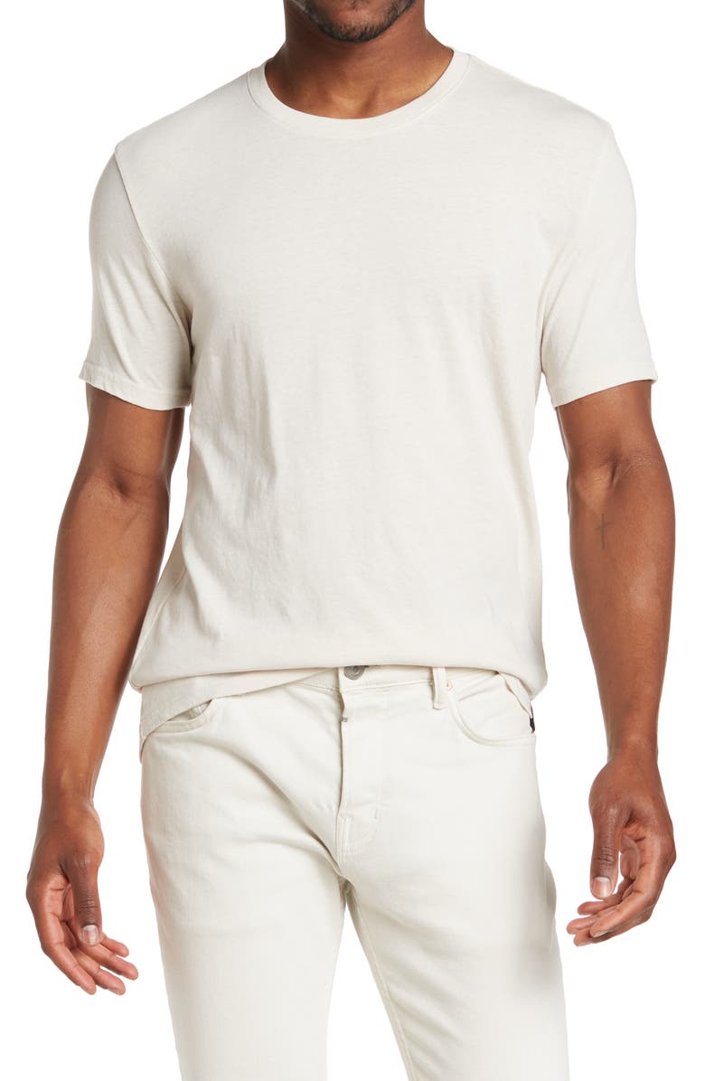 Lucky Brand Burnout Cotton Blend Crewneck T-Shirt, Main, color, 