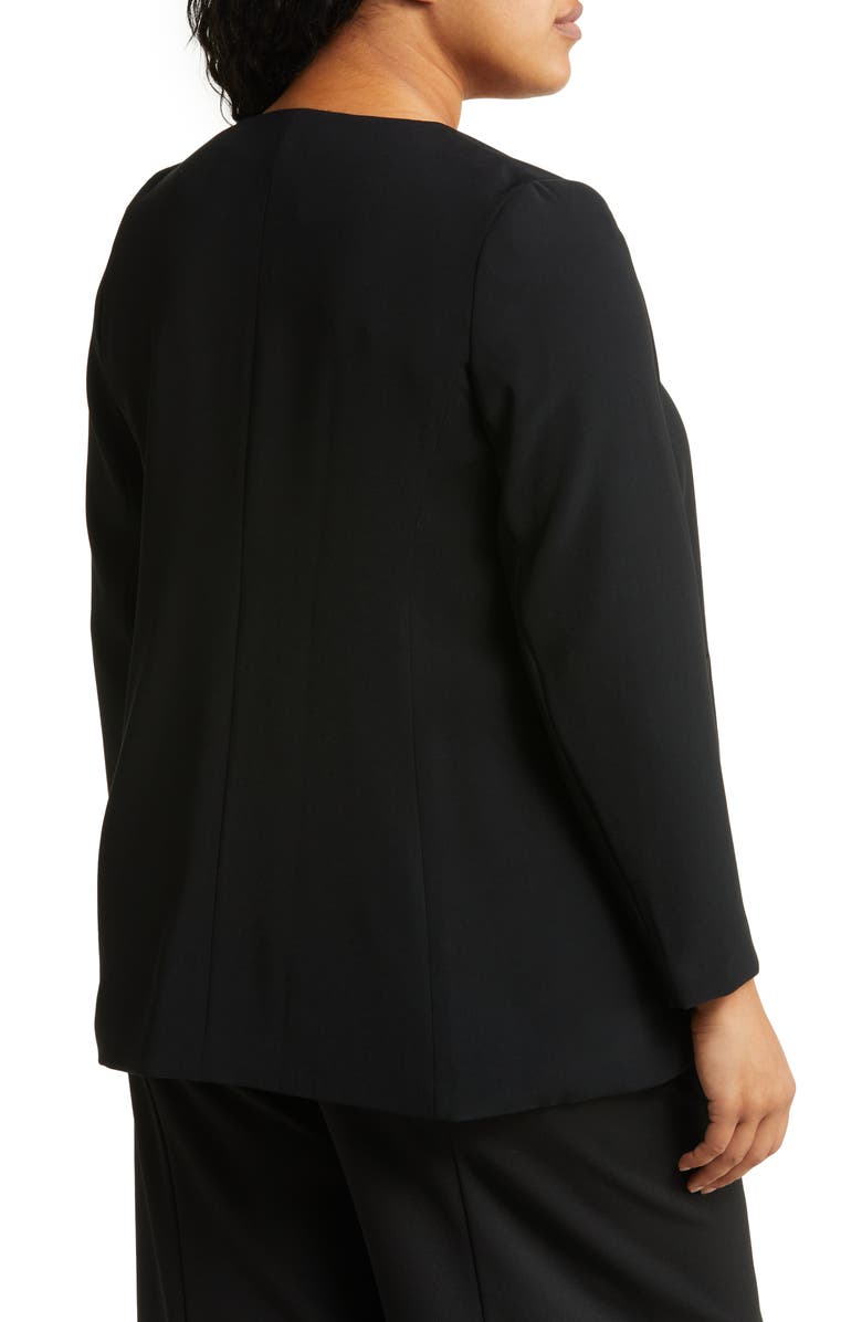 Nordstrom Open Front Collarless Blazer, Alternate, color,