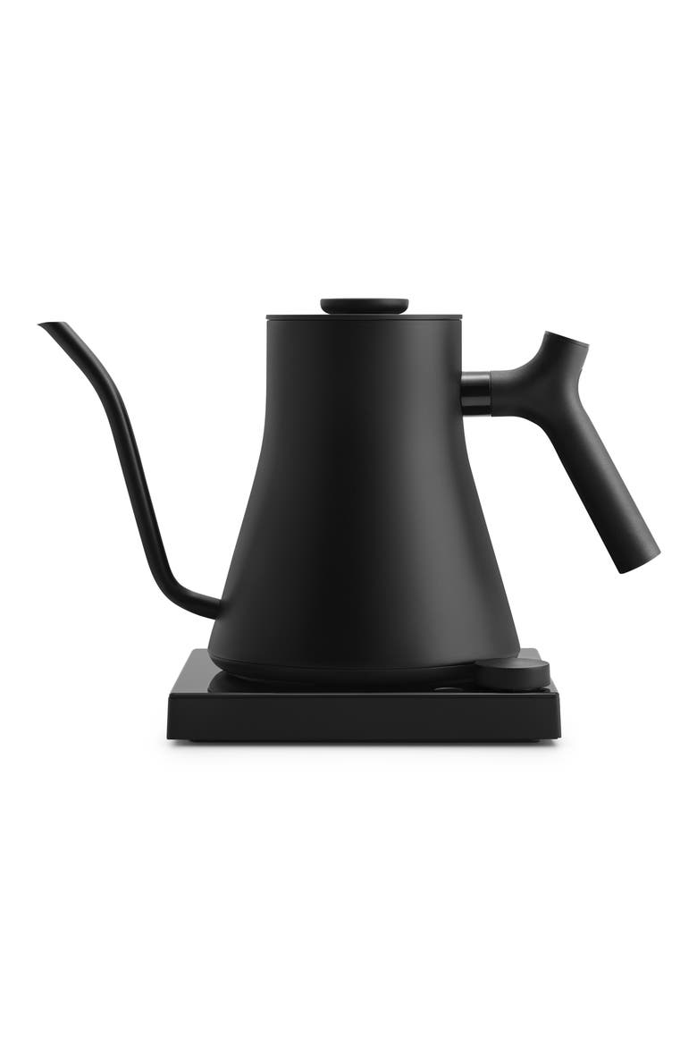 Stagg EKG Pro Studio Electric Kettle, Main, color, MATTE BLACK WALNUT