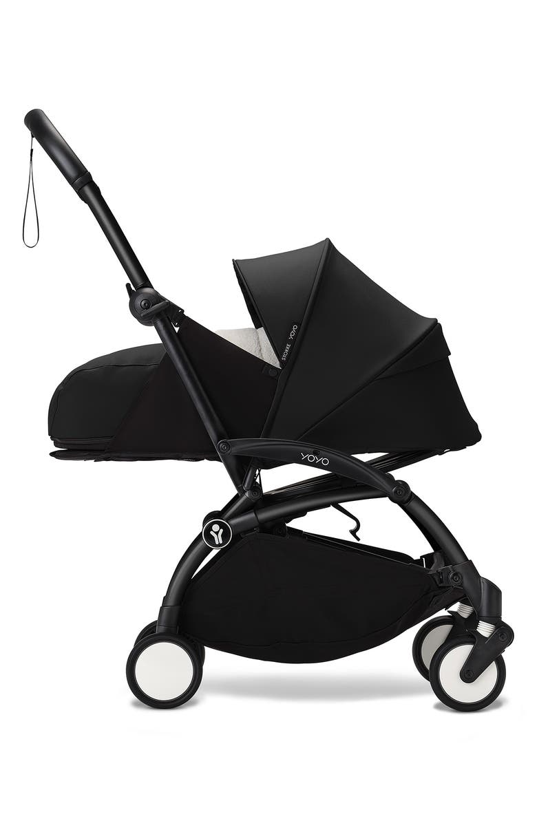 Stokke YOYO³ From Newborn to Toddler Stroller $688 Value, Alternate, color, Black