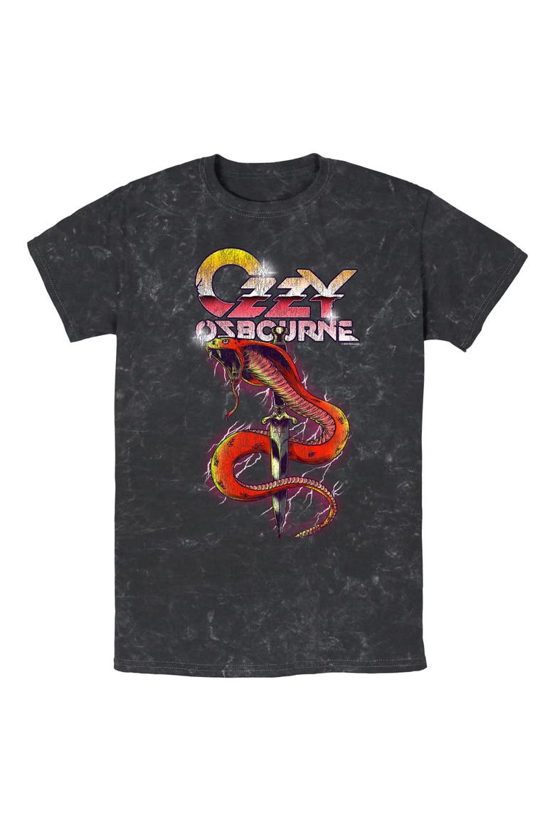 Men's Cobra Logo T-Shirt, Main, color, Black