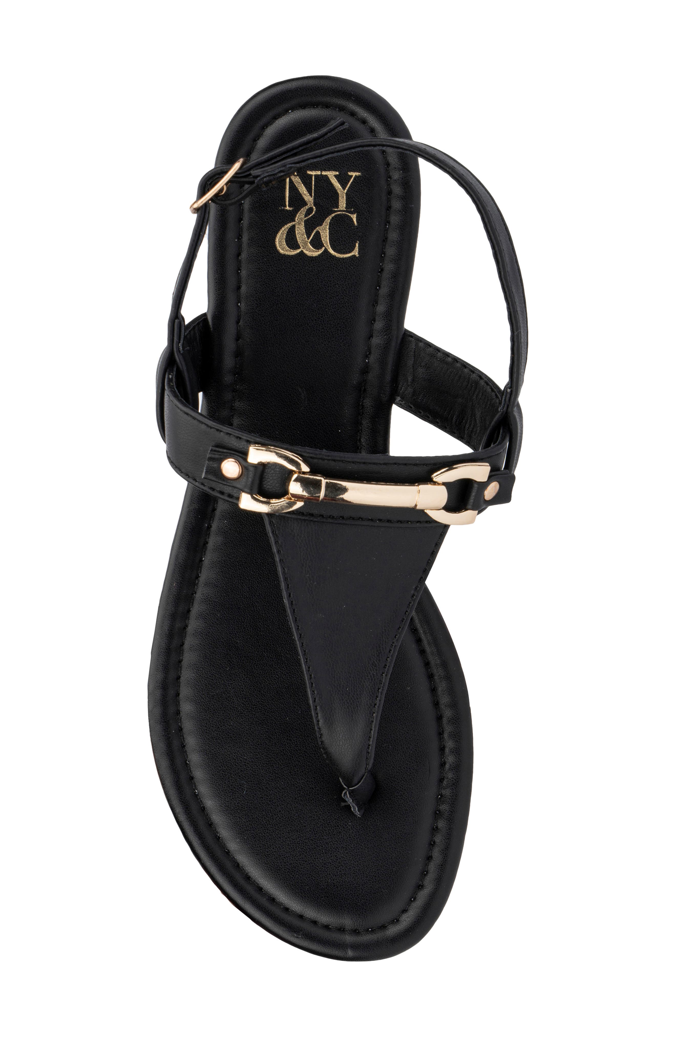 NEW YORK AND COMPANY Angelica Thong Sandal, Alternate, color, 