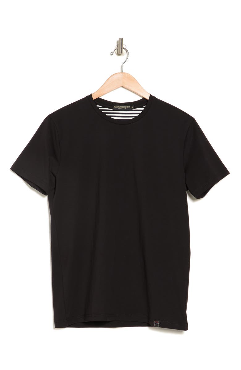 T.R. PREMIUM Solid Crewneck T-Shirt, Alternate, color, Black