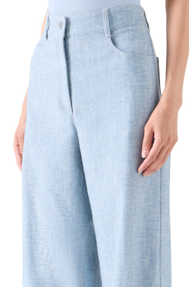 Cooper High Waist Wide Leg Jeans, Alternate, color, LIGHT BLUE