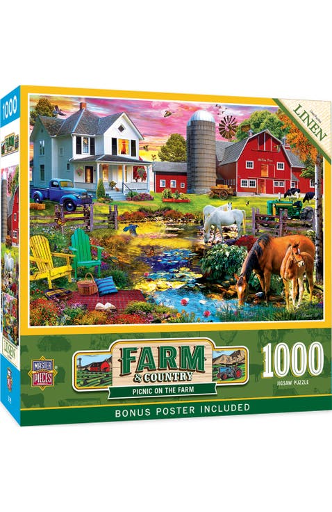 Picnic on the Farm 1000 Piece Puzzle