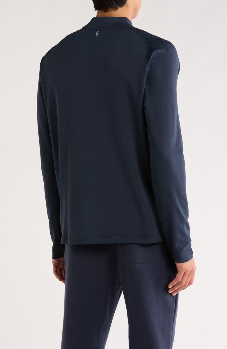Rhone Extra Mile Fleece Pullover, Alternate, color, True Navy/ Smoke