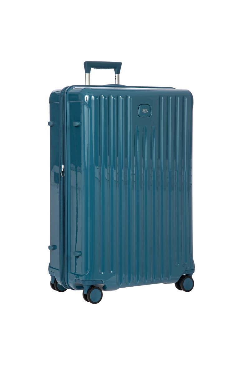 Positano Hardside Expandable 30" Large Checked Spinner Luggage, Alternate, color, Sea Green