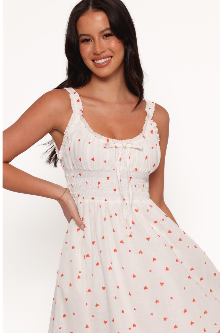 Auguste Smocked Milkmaid Sundress, Alternate, color, DITSY HEART
