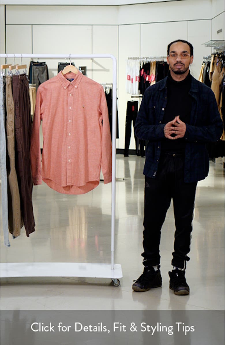 Classic Fit Chambray Button-Down Shirt, sales video thumbnail