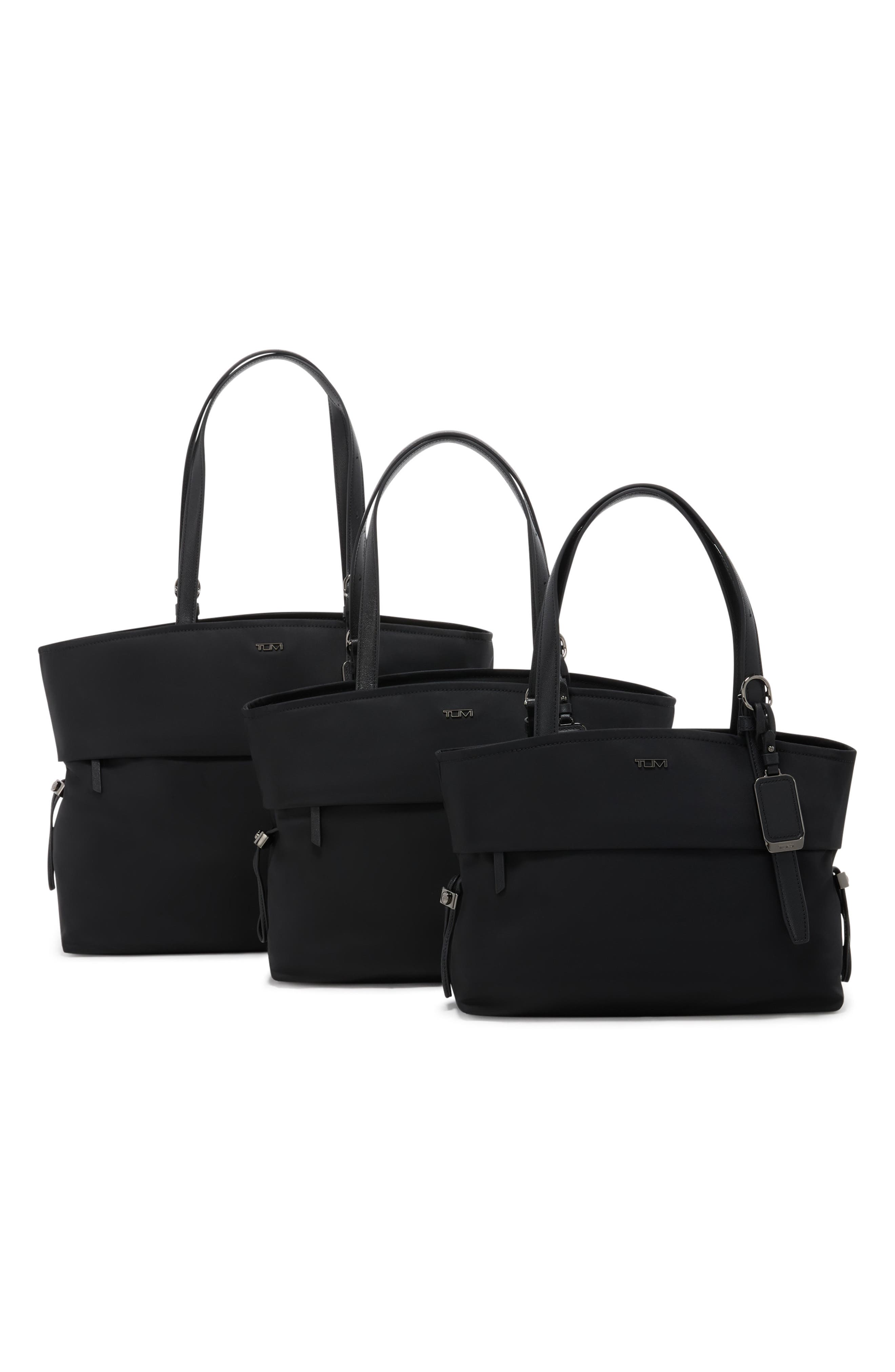TUMI Voyageur Cam Large Tote Bag, Alternate, color, Black/ Gunmetal