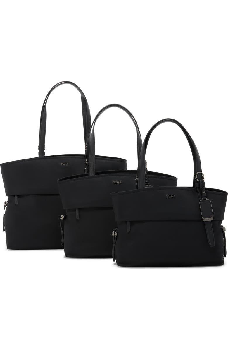 TUMI Voyageur Cam Large Tote Bag, Alternate, color, Black/ Gunmetal