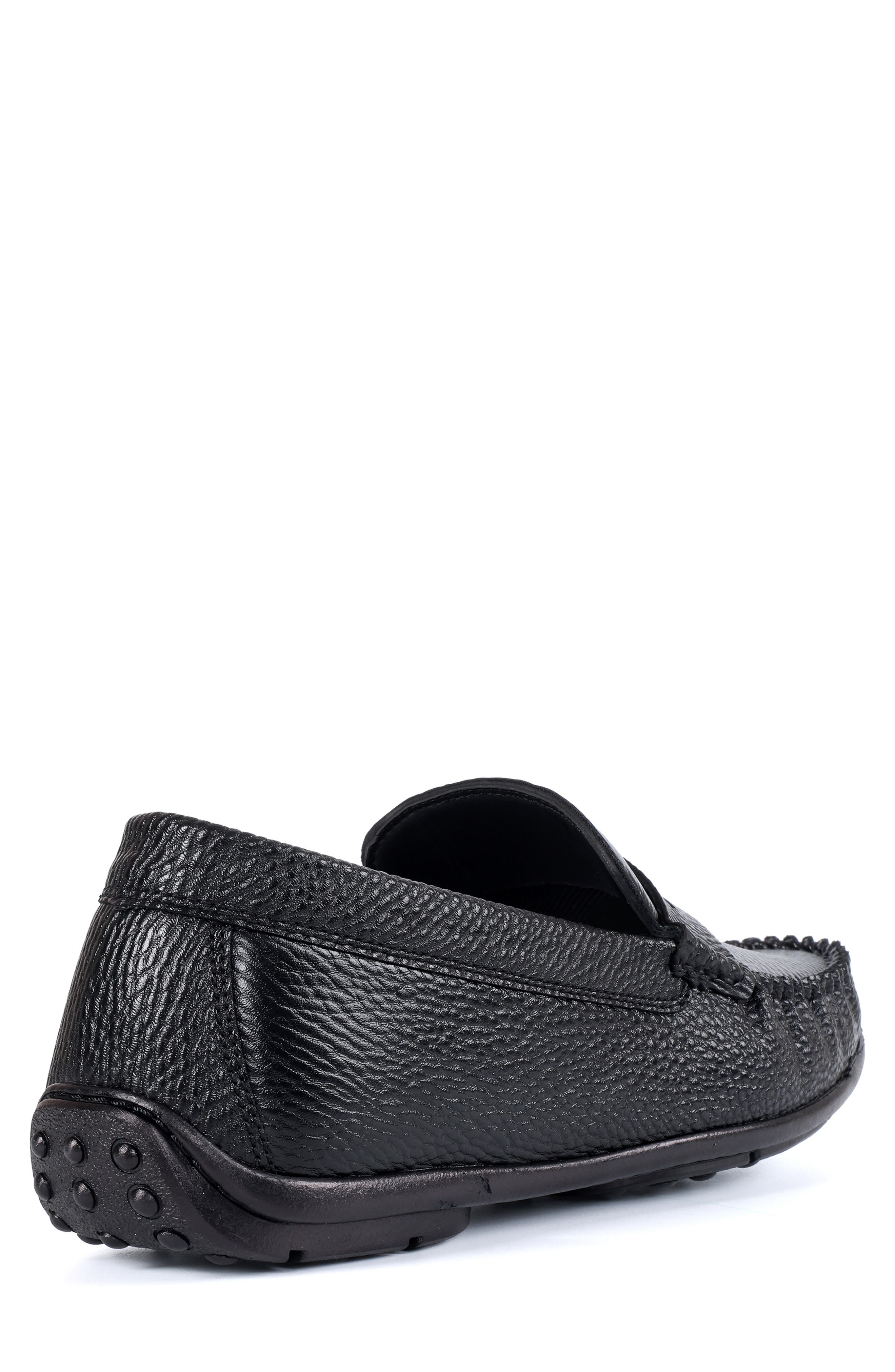 Brentwood Penny Driving Loafer, Alternate, color, BLACK