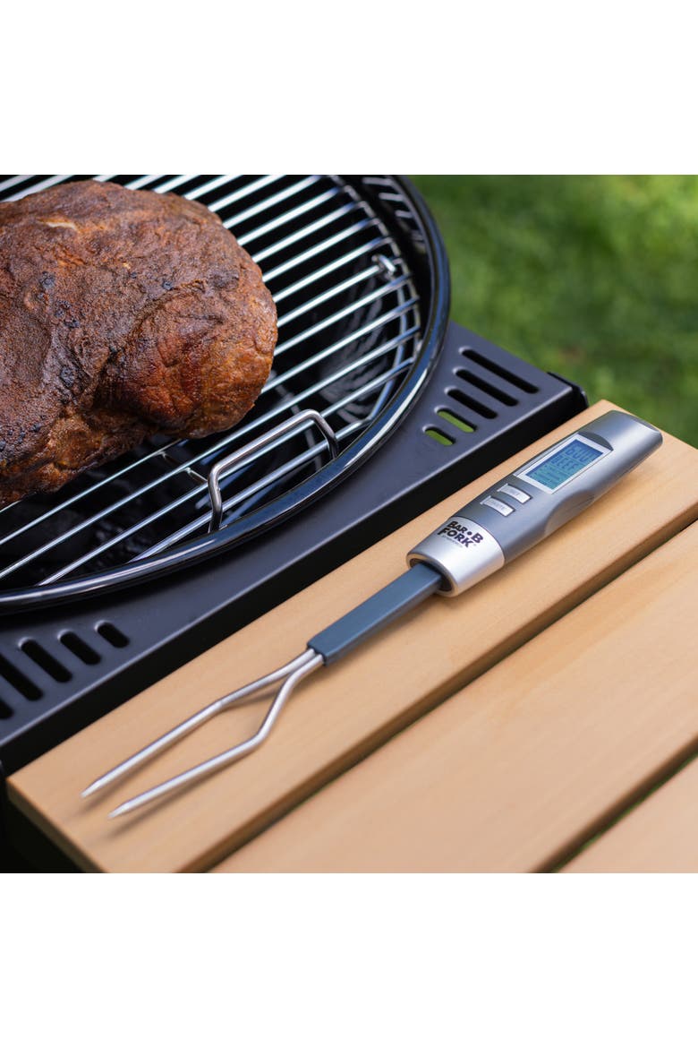 BarBFork Digital Grilling Fork Thermometer, Alternate, color, Grey
