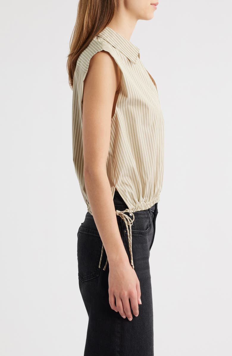 rag & bone Fiona Stripe Sleeveless Shirt, Alternate, color,