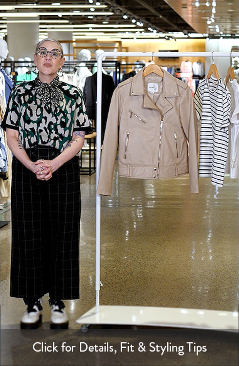 Lambskin Moto Jacket, sales video thumbnail