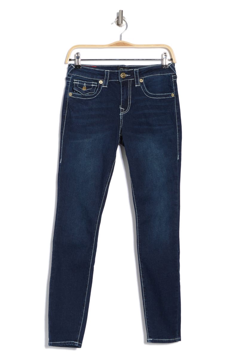 True Religion Jennie Big T Mid Rise Skinny Leg Jeans, Alternate, color, 